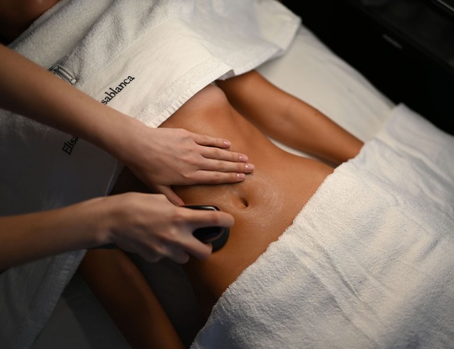 Indiba en el abdomen en zaragoza