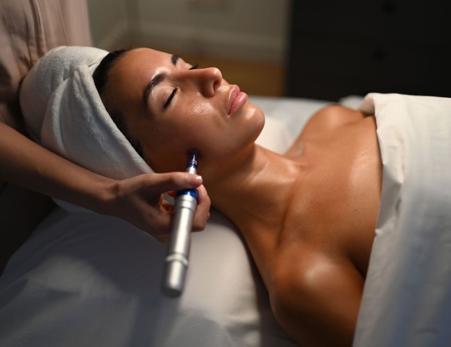 Microneedling facial de ácido hialurónico con dermapen en zaragoza